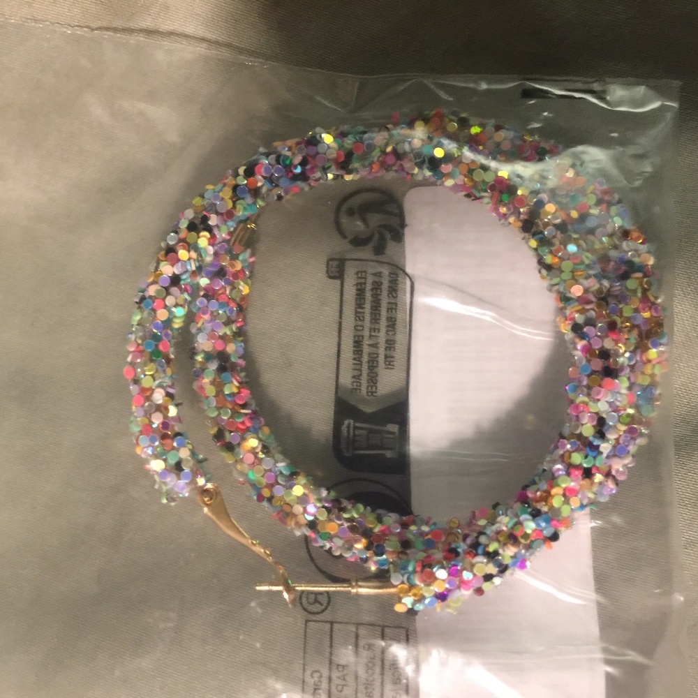 5 piece silver earrings palette unworn